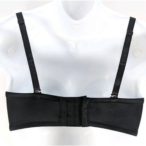 Maidenform Bra Sz 34D Love My Lift Push Up Multi Way Strapless Black - Picture 4 of 8